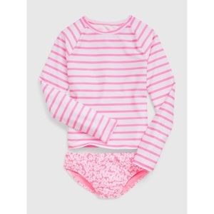Gap Kids Recycled Rashguard Swim Two Piece Set